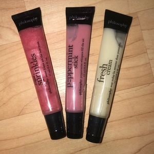 New + Sealed Lipgloss Trio: philosophy💄